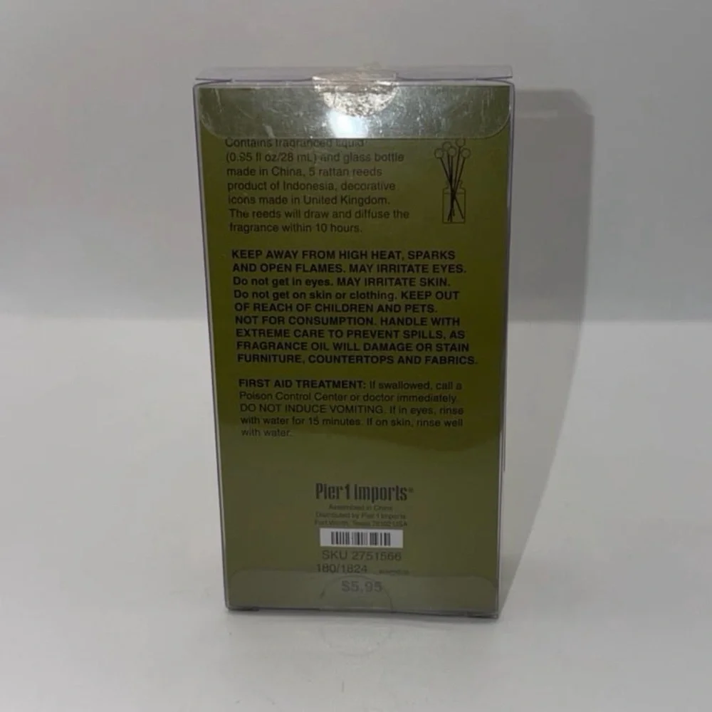 Retired NWT Pier 1 Imports Citrus Cilantro Reed Diffuser
